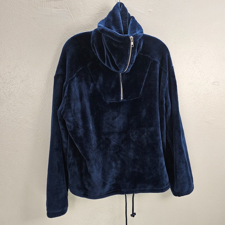 AT&T Employee Uniform Blue Fleece Lightweight Jacket Zipper Soft