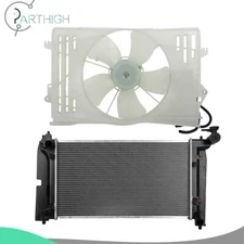 Radiator and Cooling Fan Assembly Car Electric For 2003 2004-2008 Pontiac Vibe