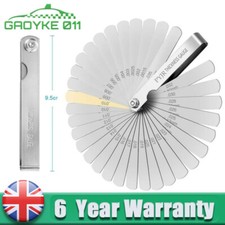 32 Blades Feeler Thickness Gauge Filler Valve Metric Imperial Gap Guage
