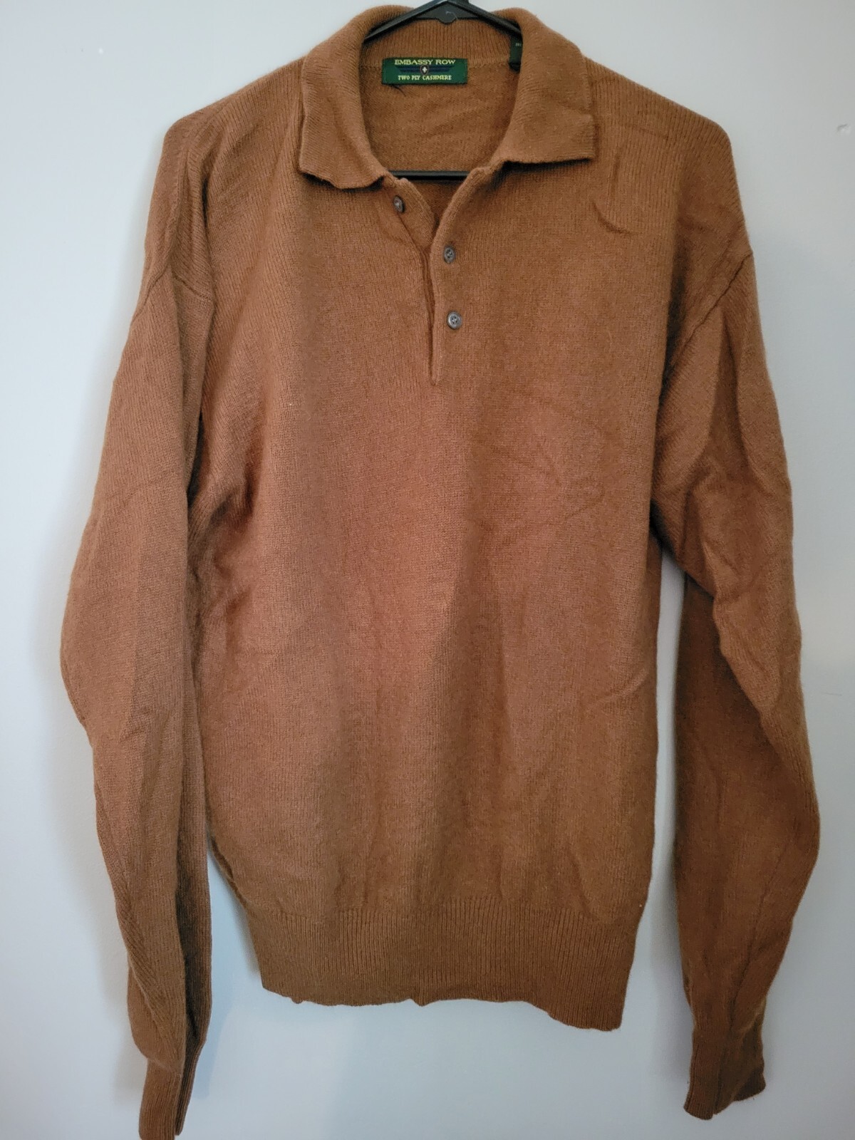 Brown Embassy Row Cashmere Sweater Large - image 1