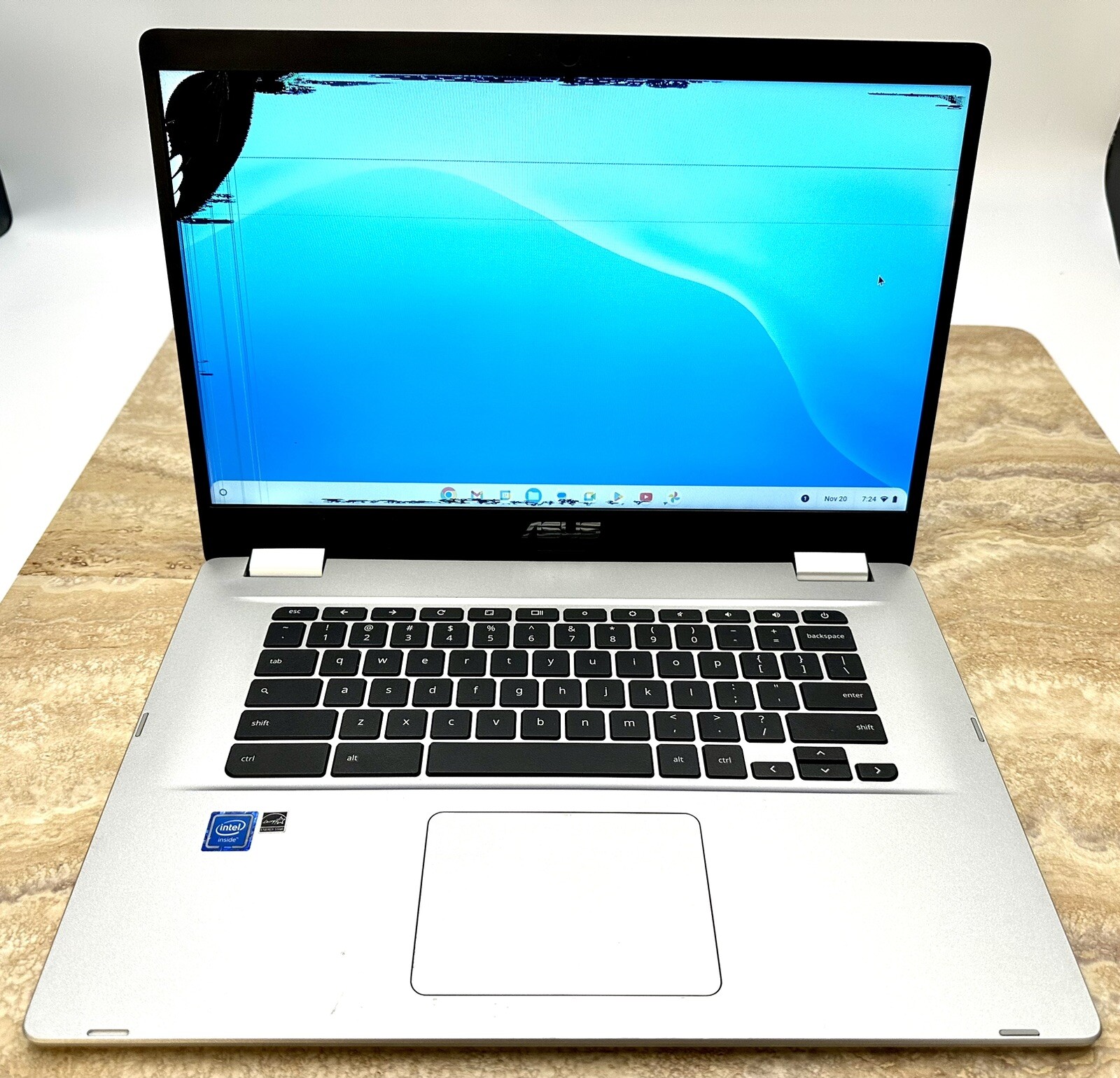 ASUS Chromebook C523na 15.6-inch Intel Celeron N3350 4GB RAM 32GB eMMc Storage-image