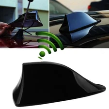 Car Black For Shark Fin Roof Antenna Radio FM AM Aerial Signal Booster