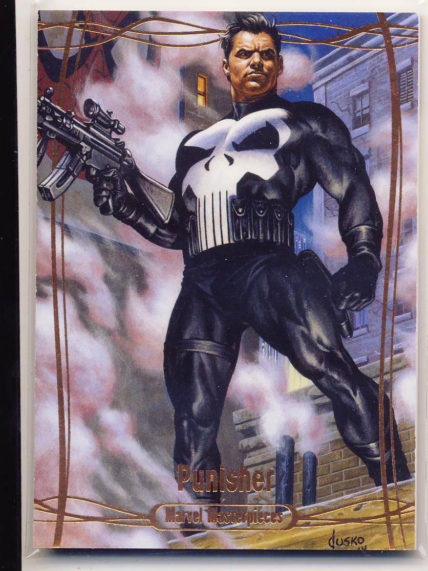 2016 Marvel Masterpieces Legendary Orange Parallel Punisher 73 71/99