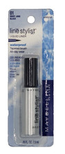 NEW Maybelline line stylist Waterproof Liquid Eye Eyeliner-01 MARY JANE BLACK