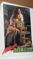 Adelante Con Budweiser Anheuser-Busch Beer Vintage 1991 Rare Poster 020-993