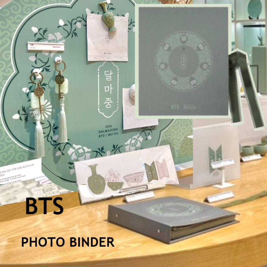 【特別セール新品未使用】BTS 2021 MASTER イヤリング BTS DALMAJUNG PHOTO BINDER Book x National Museum of KOREA 2024-25