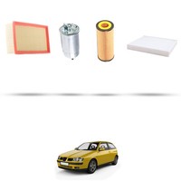 Hoffcar Wartungsset - 4 Filter FüR Seat Ibiza II 1.9 TDI 66KW Ab 1999