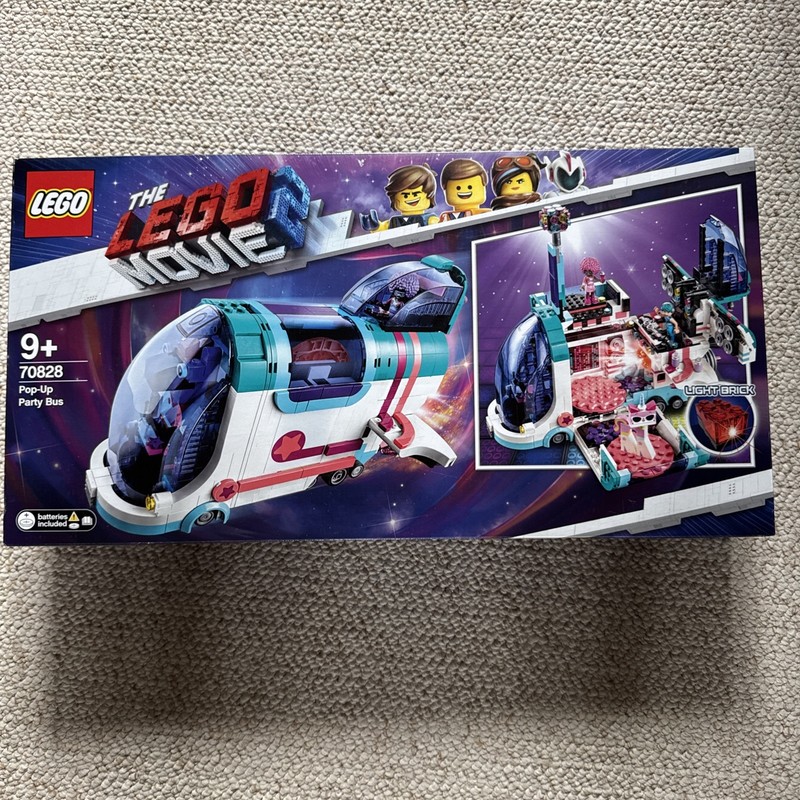 LEGO Movie 2 Pop Up Party Bus Set 70828 Brand New Factory New Sealed