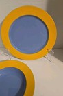 Lindt-Stymeist 3pc Set, 11" Dinner Plate, 9"Salad Plate, 9" Bowl Blue/Yellow! — photo 2