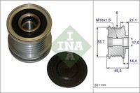 Lichtmaschine Generatorfreilauf FüR Audi A4 B6 Avant B7 Cabriolet B5 A6 C5