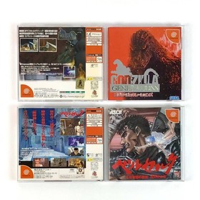 Godzilla Generations Berserk Dreamcast Game Set Tested JAPAN