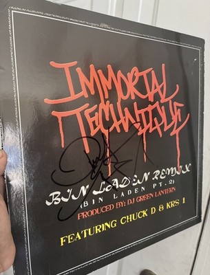 IMMORTAL TECHNIQUE - BIN LADEN (+REMIX) RARE MOS DEF KRS-ONE Chuck D 12  vinyl 