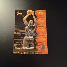 1995 classic 5 sport Autograph Edition Shaquille O'Neal Silver Signatures # S99