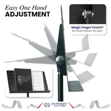 Stable Steel Base Music Stand - Lightweight  Durable