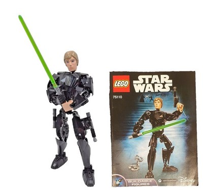  LEGO Buildable Figures: Star Wars 75110: Luke Skywalker + Bauanleitung 