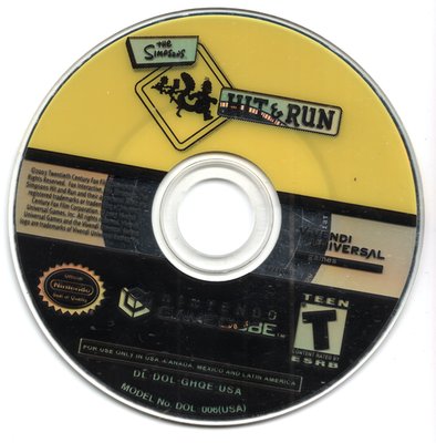 #ad #ad The Simpsons: Hit amp; Run GameCube 2003 Disc Only Tested Working With Scratches $79.99