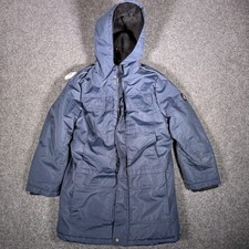 Urban Republic Kids Navy Blue Hooded Winter Parka Jacket Boys Girls Size LARGE