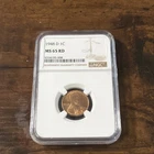 1948-D Lincoln Wheat Cent NGC MS65 RD Red Penny High Grade MS 65 RD