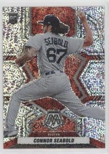 2022 Panini Mosaic Rookies White Sparkle Mosaic Prizm Connor Seabold #209 11oq
