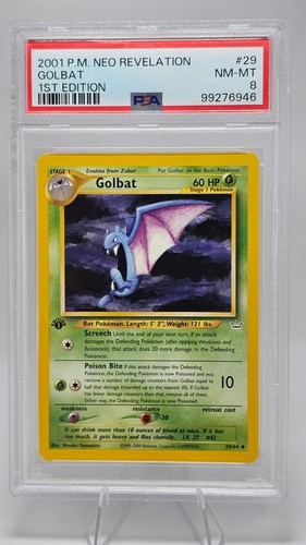 Golbat (1st Edition) graded PSA 8 for sale on eBay