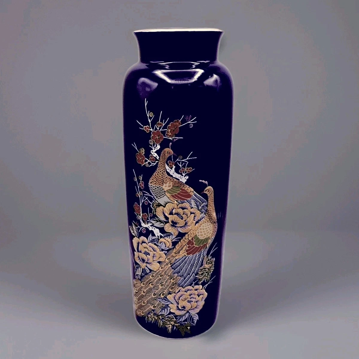 青色と赤色の孔雀模様花瓶 青色と赤色の孔雀模様花瓶 青色と赤色の孔雀模様花瓶 33,001～の商品