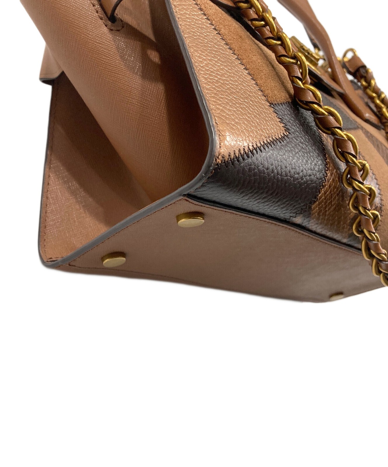 MICHAEL KORS Flap Satchel Multi-Patchwork 2-Way B… - image 3