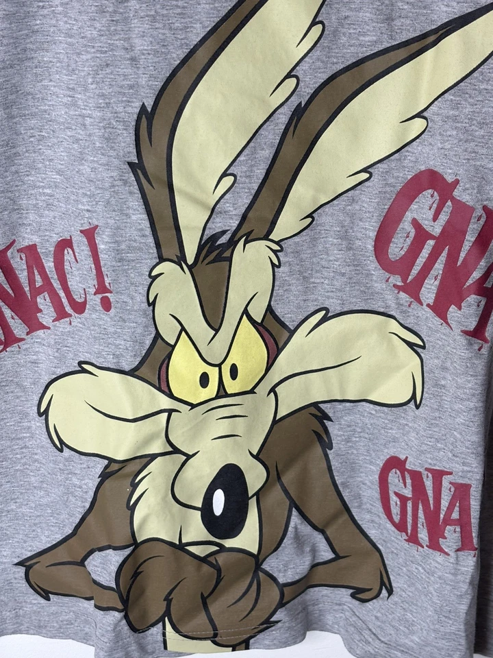 T-shirt Looney Tunes Taz - Taille S - Gris & Rouge - Très bon état - Photo 4/4