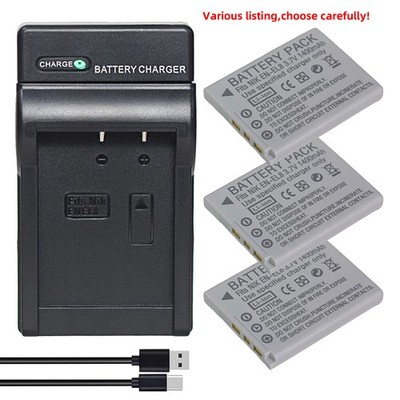 Battery or charger for Nikon EN-EL8 Coolpix S7 S50/c S51 S52c S6 S7 S8 S9 P1 P2
