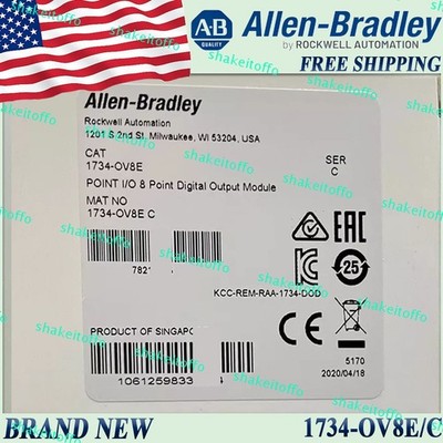 New AB 1734-OV8E/C I/O Digital Output Module US Same Day Free Ship AB