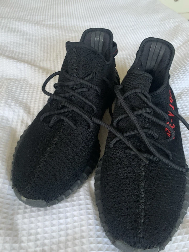 Size UK 11 - adidas Yeezy Boost 350 V2 Black Non-Reflective, photo 2 of 5