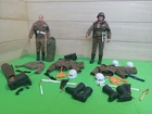 G.I. Joe Airborne MP Action Figures Hasbro Uniforms Boots Helmets Belts Pistols