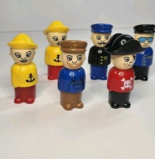 Viking Toys Sweden Figures Figurine Pretend Play Vintage Collectible Lot of 6