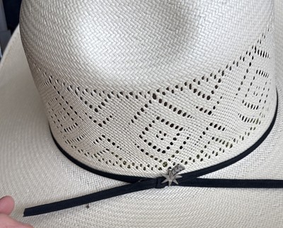 Chapeau De Paille élégant Bailey Hadley 20x7 1/4 - Évacue L'humidité - Neuf