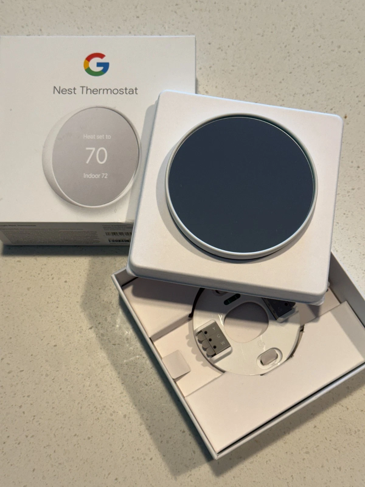 Google Nest Smart Thermostat Snow G4CVZ US