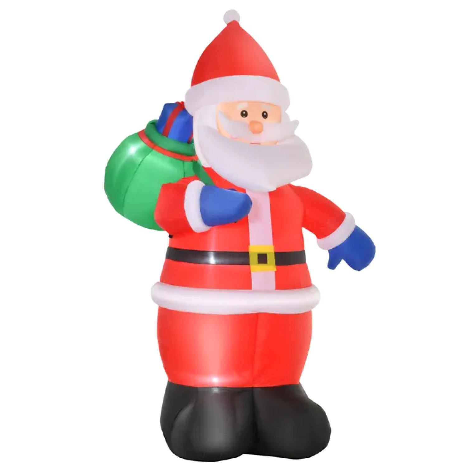 Père Noël Gonflable Résistant au Vent et à la Pluie 2.4m Rouge