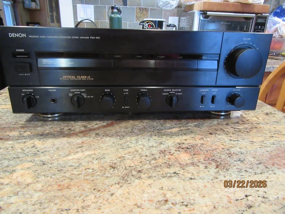 Denon PMA-970 vintage audio equipment - eBay listing photo 2