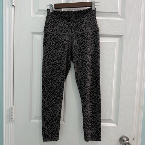 Evolution and Creation Womens Size S The Mia Legging Black Gray Cheetah Leggings
