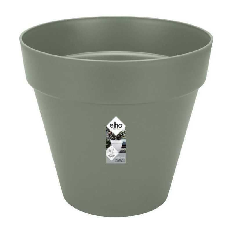 Pot de fleurs rond LOFT URBAN en plastique percé avec réservoir d'eau Ø 40 cm