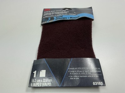 3M 03193 Paint & Body Scuff Scuffing Pad 6'' X 9'' - Step 3, Blending