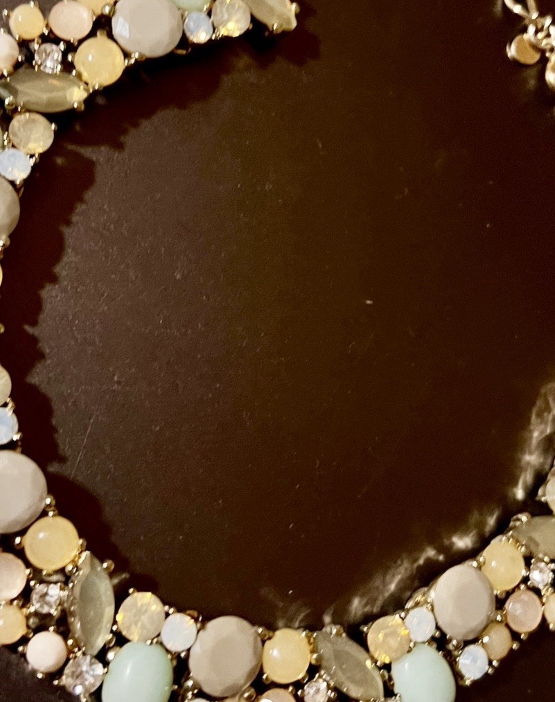 Multicolor Statement Collar Necklace with Lobster… - image 8