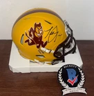 Terrell Suggs Signed Arizona State Sun Devils ASU Speed Mini Helmet Beckett Wit