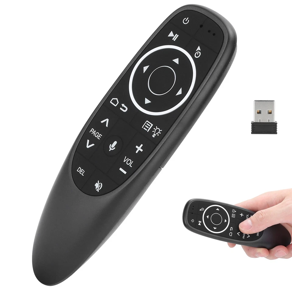 .›Smart Voice Remote Control 2.4G Wireless Mouse Gyroscope IR Learning For G10S - Image 4 of 4