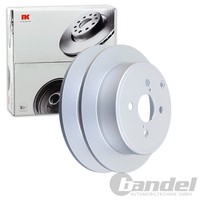 2X NK Bremsscheiben 258Mm Voll Hinten Passend FÜR Toyota Corolla | 314584