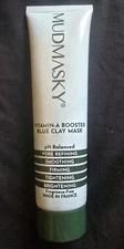 MUDMASKY VITAMIN-A BOOSTER BLUE CLAY MASK~WASH OFF MASK~FULL SIZE~SEALED!