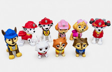 PAW Patrol Figurine Lot Chase Marshall Skye Kitty Catastrophe 9 Figurines