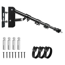 Ring Light Wall Mount Boom Arm, Adjustable 42in/106cm Mounted Overhead Stand,...