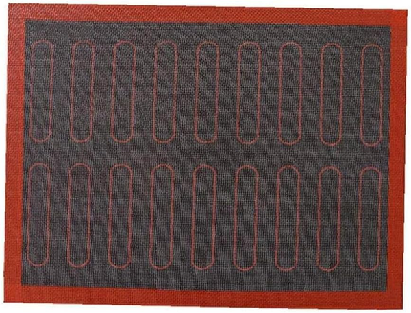 Silikon-Backmatte, Antihaftbeschichtet, Wiederverwendbar, Perforiert, Eclair-Bac-image