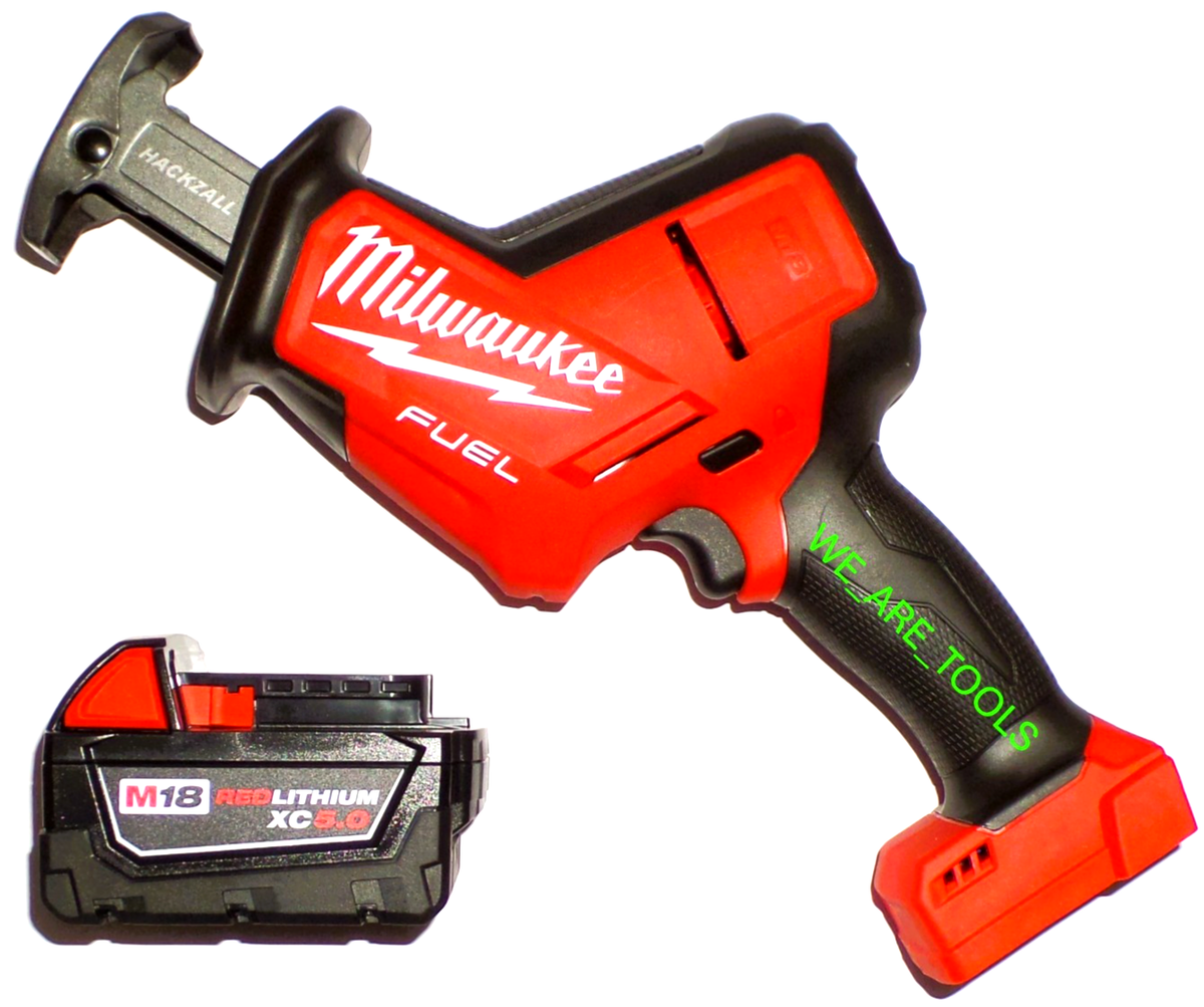 Milwaukee 2719-20 M18 FUEL Hackzall, (1) 48-11-1850 5.0 Battery