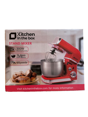Kitchen in the box Stand Mixer,3.2Qt Small Electric Food Mixer,6 Speeds Portab 2