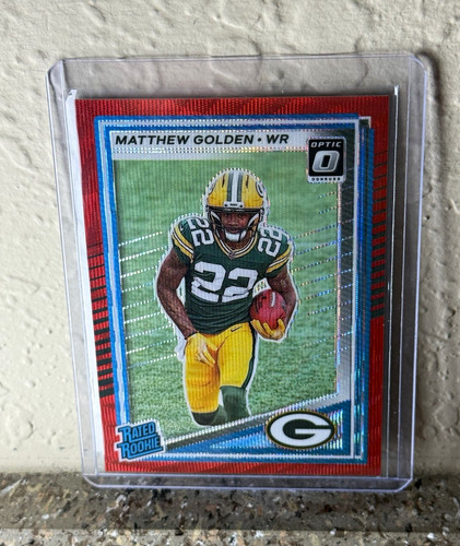 Panini 2025 Donruss Optic Matthew Golden Green Bay Packers Red Pandora #311 RC